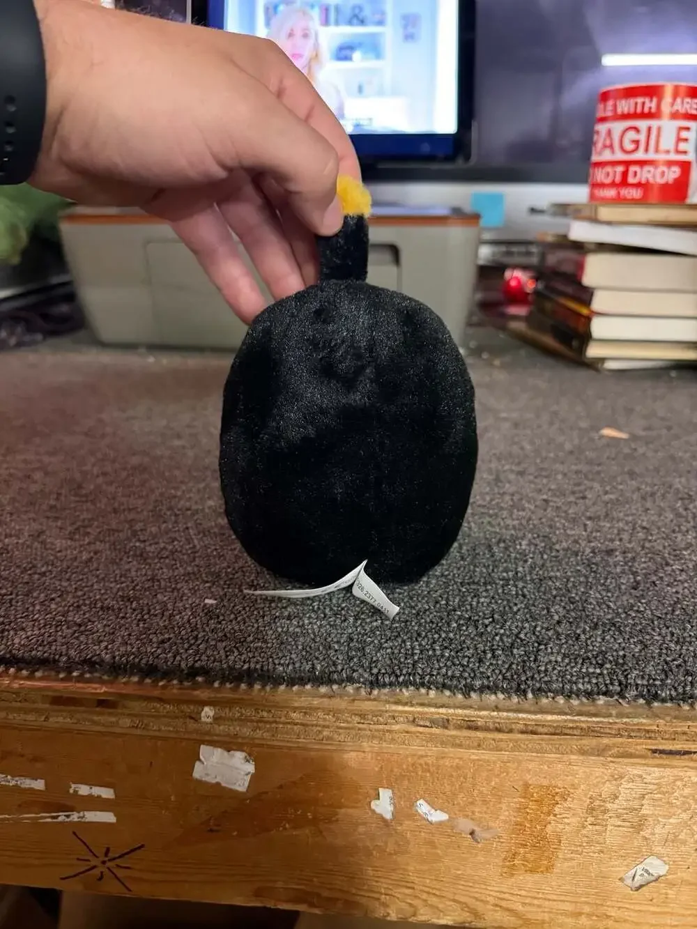 Angry Birds Black Bomb Plush 6